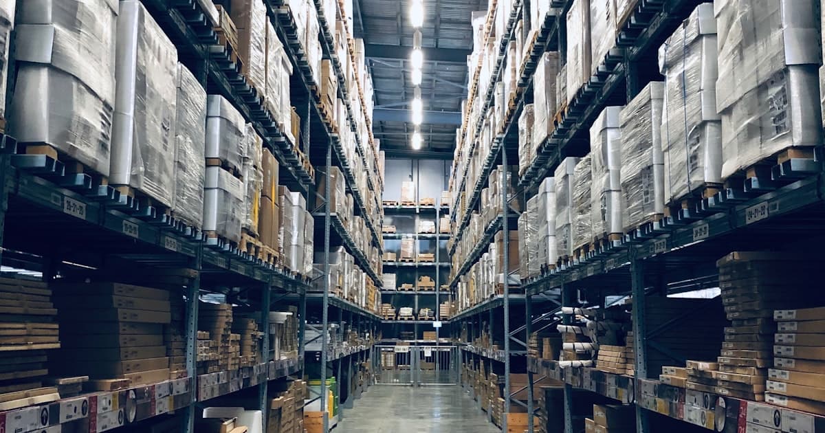 Automated warehouse with robotic systems